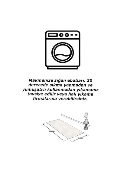 Bubble Krem Büyük Ebat 2'li Banyo Paspas Seti Kaymaz Tabanlı Yıkanablir Klozet Takımı Krem