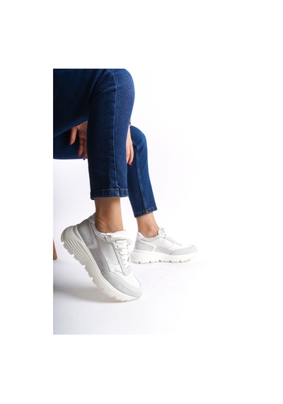 Mubiano Hakiki Deri Collection Kadın Spor Ayakkabı & Sneaker Bej -mcrgn6051-bj Bej