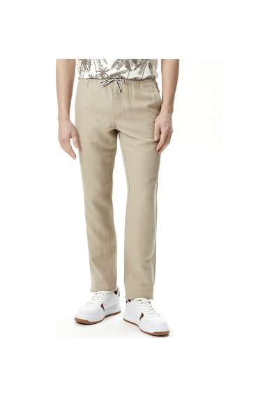 Nautica Erkek Bej Classic Fit Pantolon Düz P45600t Bej