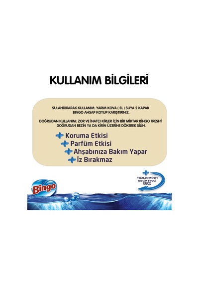 Bingo Sandal Ağacı Ahşap Yüzey Temizleyici 1 L