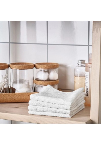 Ikea Luddvıal El Ve Yüz Havlusu 25 X 25 Cm Beyaz