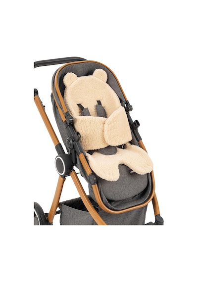 Wellgro Teddy Bear Çok Fonksiyonlu Peluş Ped, Bebek Arabası Minderi