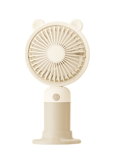 Taşınabililir Mini Usb Şarjlı 3 Kademeli El Masaüstü Vantilatör Fan Soğutucu Ym88216 Kahverengi Açık