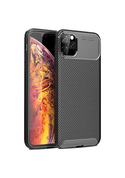Zore Apple Uyumlu iPhone 11 Pro Max İle Negro Silikon Kılıf Siyah