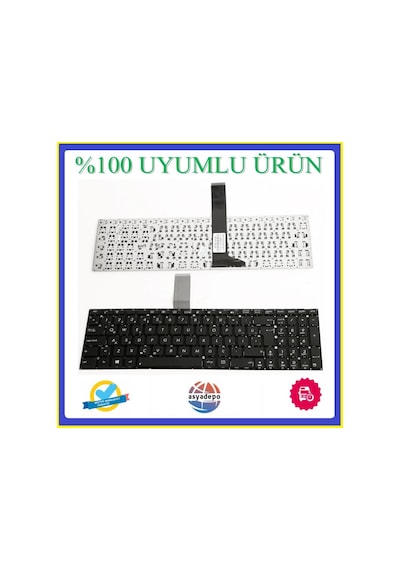 Asya.Depo Asus Uyumlu X550L Klavye Tuş Takımı Siyah Tr