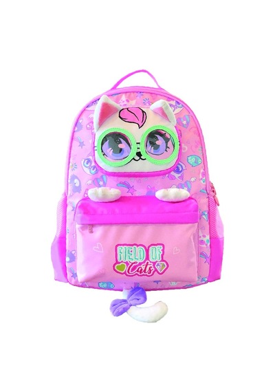Dream Vest Gözlüklü Kedi Sırt Çantası Çok Renkli
