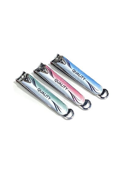 Paslanmaz Çelik 2'li Tırnak Makası Seti / 10 Cm / Törpülü Büyük Boy / Küçük Boy