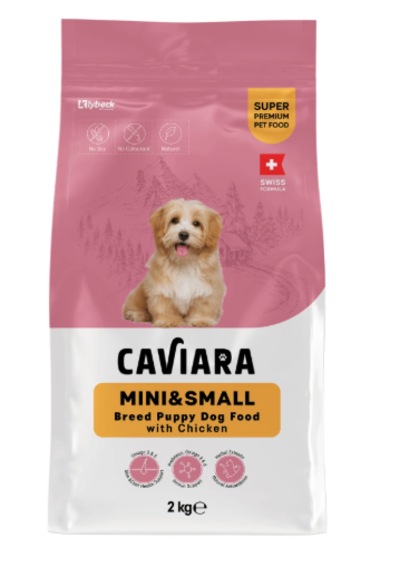 Caviara Tavuklu Mini Küçük Irk Yavru Köpek Maması 2 Kg