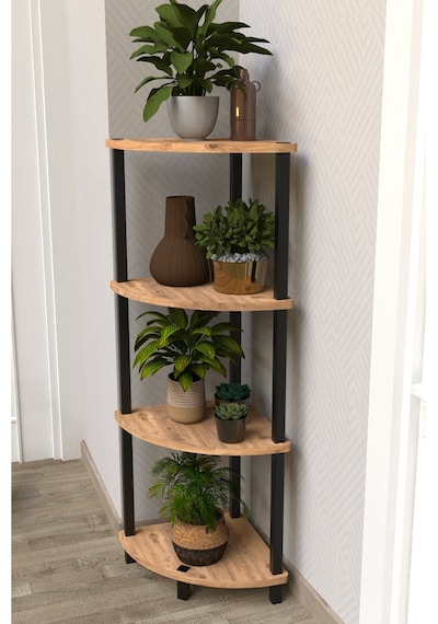 Flora 4 Raflı Moblen Çiçeklik Saksılık Balkon Bahçe Dekor Raf Stand-atlantik Çam Atlantik Çam Flora 4 Raflı Moblen Çiçeklik Saksılık Balkon Bahçe Dekor Raf Stand-atlantik Çam Atlantik Çam
