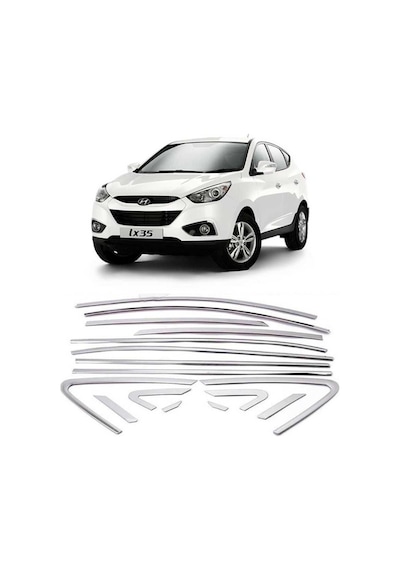 Hyundai İx35 Cam Çerçevesi Tamtur 16 Parça 2010-2015 Arası Uyumlu