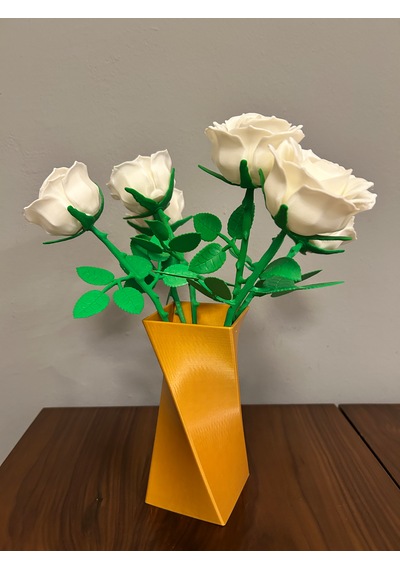 Vazo Dekoratif 3d Altın