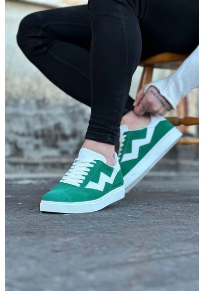 Xramburada 160 Yeşil Erkek Casual Ayakkabı Beyaz - Yeşil