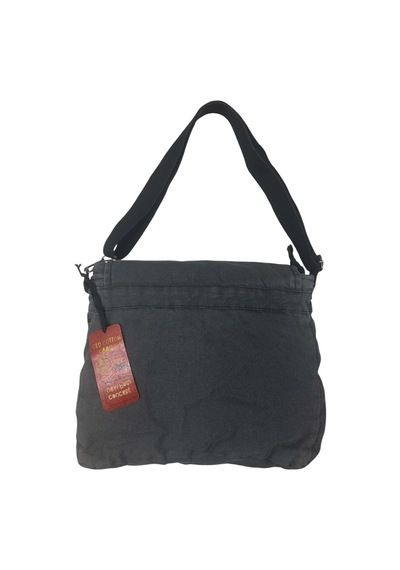 Old Cotton Cargo Vintage Salaş Kaliteli Unisex Günlük Gezi Kamp Okul Postacı Omuz Çantası San Diego 32 Cm X 25 Cm GRİ