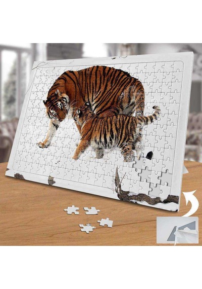 Yavru Ve Anne Kaplan 240 Parça Puzzle Yapboz-74895