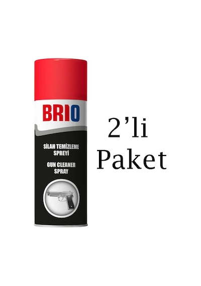 Brio Silah Bakım Temizleme Spreyi 2'li Paket 200 ML
