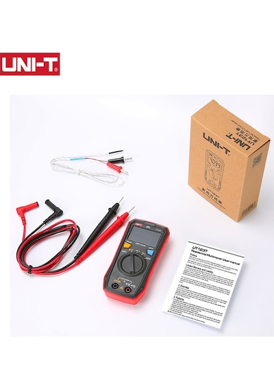 Unı-t Ut123t Dijital Mini Multimetre Test Cihazı Otomatik Dc Ac Voltmetre Frekans Kapasite Ohm Metre Ölçüm Aletleri