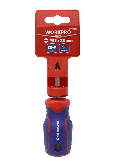 Workpro Wp221034 Ph2x38mm Cr-v Manyetik Profesyonel Yıldız Topaç
