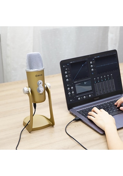 Boya BY-PM700G USB Condenser Masa Üstü Mikrofon