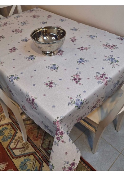 Elyaflı Pvc Masa Örtüsü Modern, Dayanıklı, Silinebilir Ve Şık Görünüm 01fnt1287 Mor