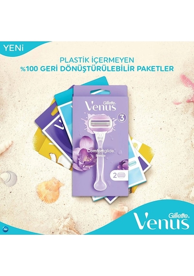 Gillette Venus 4 Comfortglide Breeze 12'li Yedek Başlık 3'lü