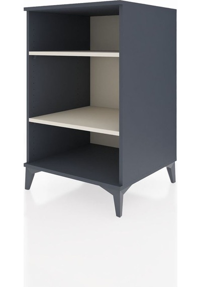 Kronos Komodin 2 Raflı 60x59x96 Antrasit-aytaşı Antrasit
