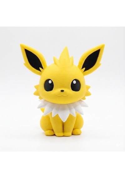 Jolteon Pokémon Figürü 3d Baskı Dekoratif Koleksiyon Figürü Anime Masaüstü Dekoru 0