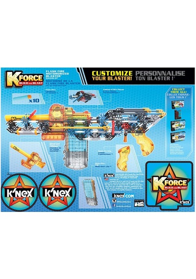 K'Nex K-Force Flash Fire Blaster Yapı Seti (Motorlu) Knex 47010