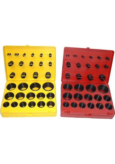 Oring Seti 2'li Kırmızı (İnç) ve Sarı(Metrik) Nbr70 Oring Kiti 786 Adet O-ring Set