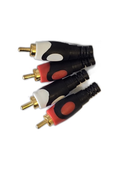 2 Rca 2 Rca Stereo Ses Kablosu 5m Amfi Tv Hoparlör Ses Sistemi Bağlantı Kablosu Gri