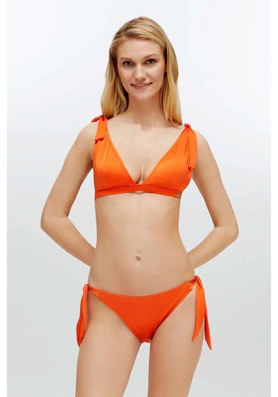 U.S. Polo Assn. Kadın Turuncu Bikini Takım