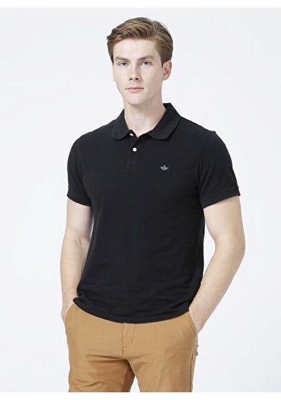 Dockers Erkek Polo Yaka T-shirt 25ya1159-0000 Siyah