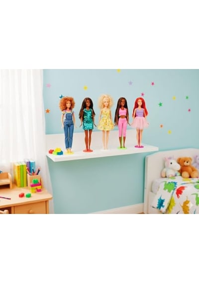 5 Adet Oyuncak Bebek Tutucu Standı Model Bebekler İçin Uyumlu Tasarlandı Abanoz - Beyaz 5 Adet Oyuncak Bebek Tutucu Standı Model Bebekler İçin Uyumlu Tasarlandı Abanoz - Beyaz