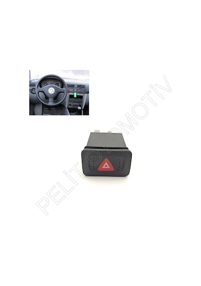 Golf 4 Dörtlü Flaşör Düğme 1j0953235j 1998-2004