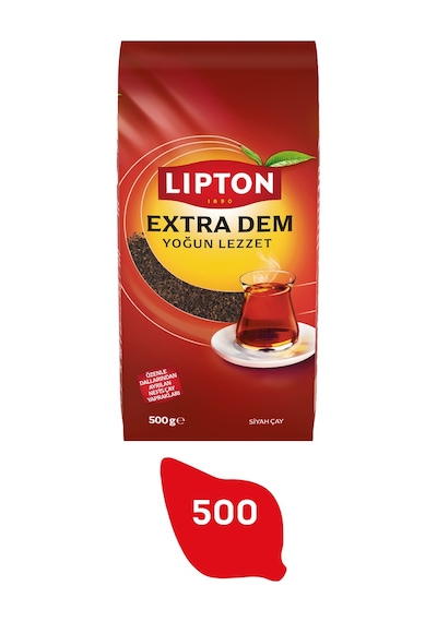 Lipton Extra Dem Siyah Dökme Çay 500 G