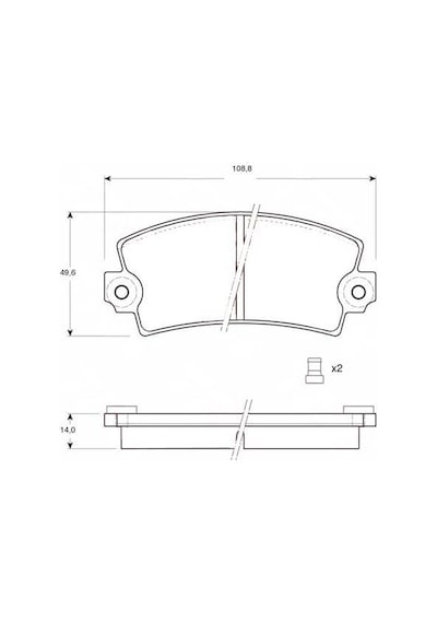 Optımal Bp-09142sd Ön Balata Fişli Renault R12 C15 Vısa 82-91 7702127301-7701201470-7701203068 -