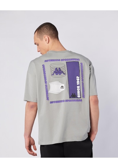 Kappa Bento Tshirt Erkek Gri Regular Tişört
