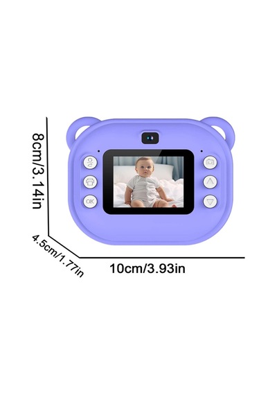 Video Kayıt Fotoğraf Çocuk Kamerası Anlık Termal Resim Kağıt Baskılı