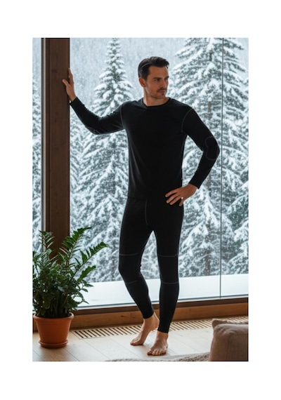 Xmlbayiciniz Active Plus Yetişkin Termal İçlik Set Siyah Xxl Genel