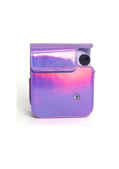 Fujifilm Instax Mini 12 Fotoğraf Makinesi + 10'lu Film + Parlak Kılıf Seti Lila