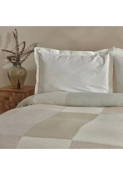 Karaca Home Cube %100 Pamuk Çift Kişilik Müslin Pike Bej Sku: Smg8690010180643 Açik Gri