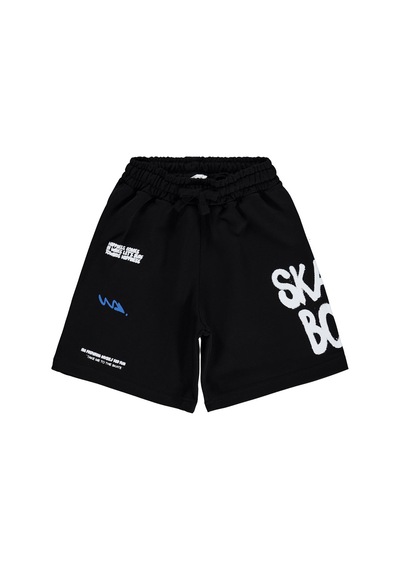 Civil Boys Skate Boy Baskılı 6-9 Yaş Kapri - Siyah