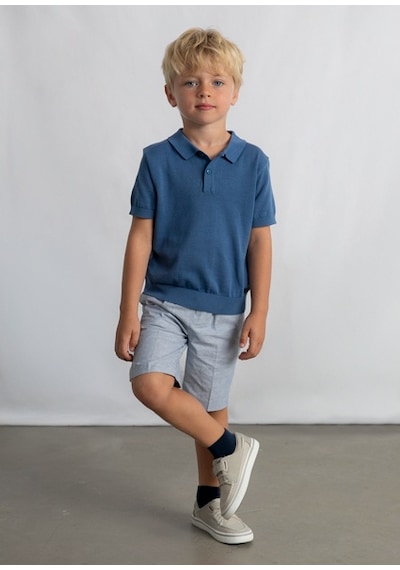 Mayoral Erkek Çocuk Polo T-shirt Mavi - 03106