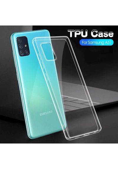 Galaxy A51 Ultra Ince Esnek Şeffaf Süper Silikon Kılıf