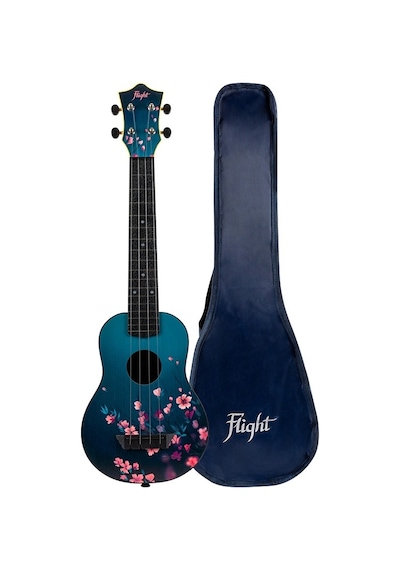 Flight Tusl32 Sakura Concert Scale Soprano Travel Ukulele