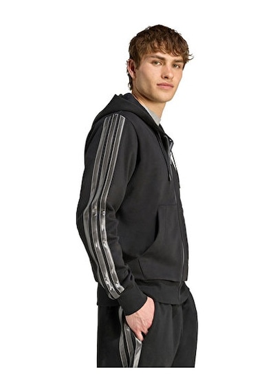 Adidas M Ess Hld Fz Hd Erkek Günlük Ceket Jm1695 Siyah Siyah