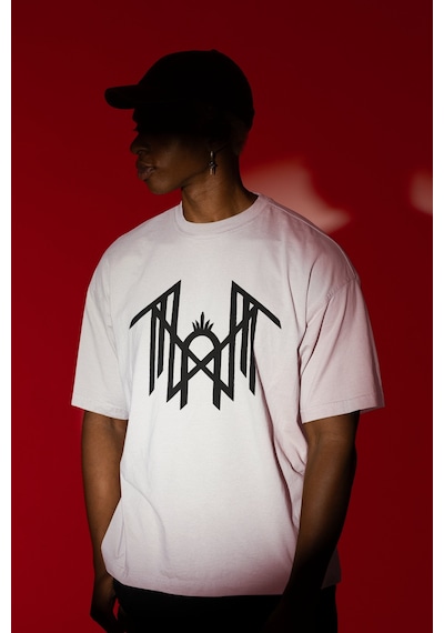 Sleep Token Rock Metal Sırt Baskılı Unisex Oversize Müzik Grubu T Beyaz