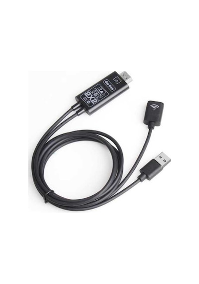 Go Des GD-8276 Wireless Display Dongle Kablosuz HDMI 1080p Görüntü Aktarım 110 cm - Siyah ZORE-260166