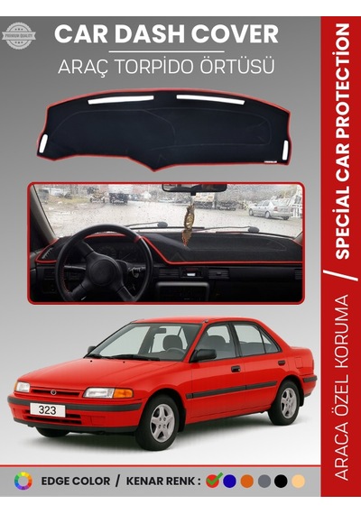 Mazda 323 1991-1995 Torpido Örtüsü Ön Panel Halısı Torpido Koruma Özel Kesim Kaymaz Hızlı Montaj - 933 Stiloto