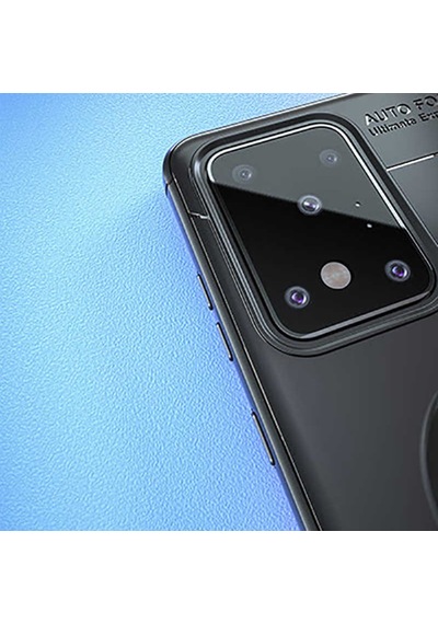 Samsung Galaxy Uyumlu S20 Ultra Kılıf Yüzüklü Magnetli Ravel Case