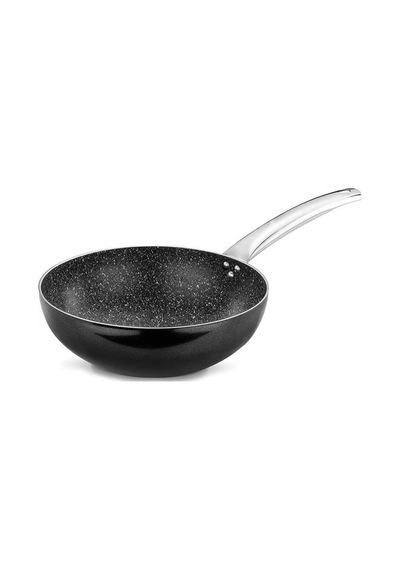 Zest Gusto Granit Wok Tava Siyah
